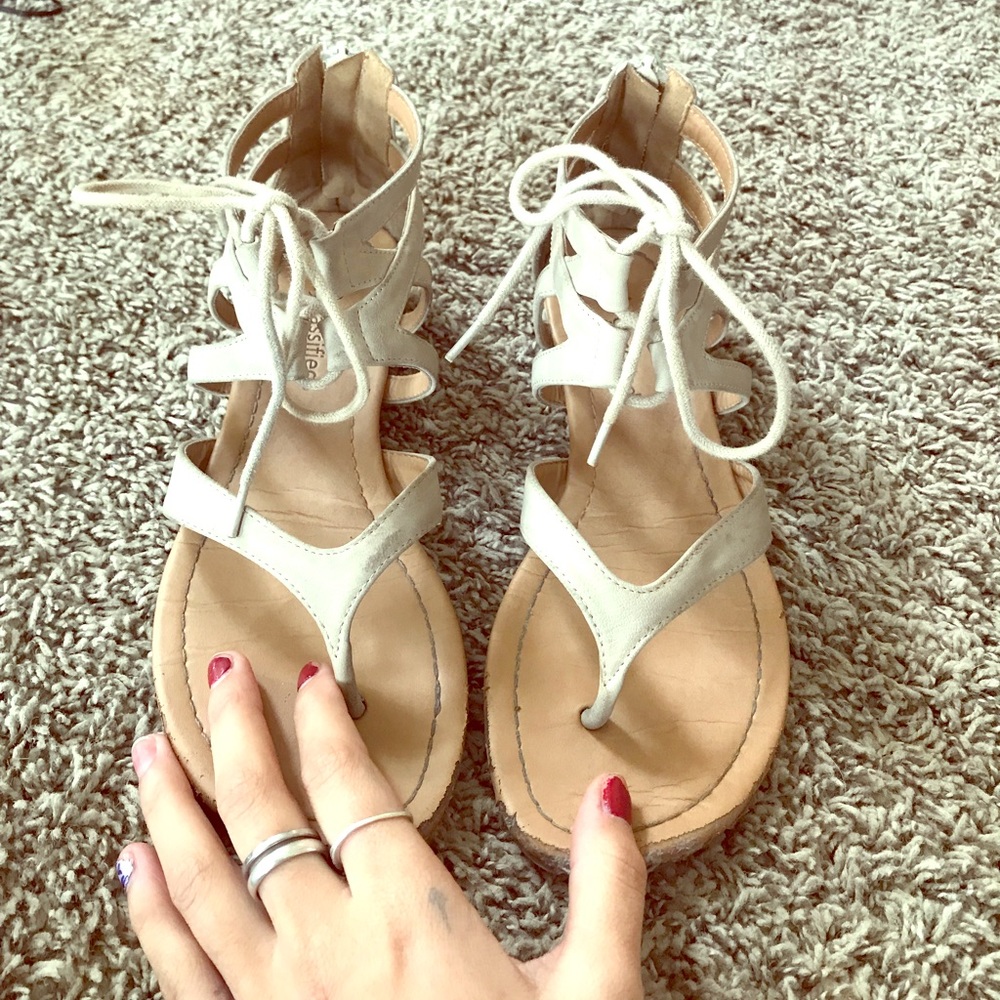 Beige Sandals